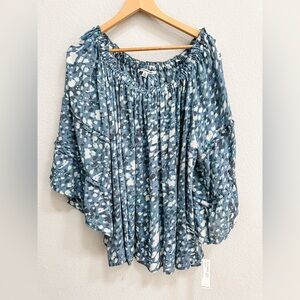 NWT 2X Zac & Rachel Cotton Flowy Top